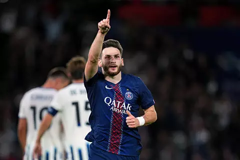 دقيقة بدقيقة.. باريس سان جيرمان 2-0 أتالانتا.. استراحة